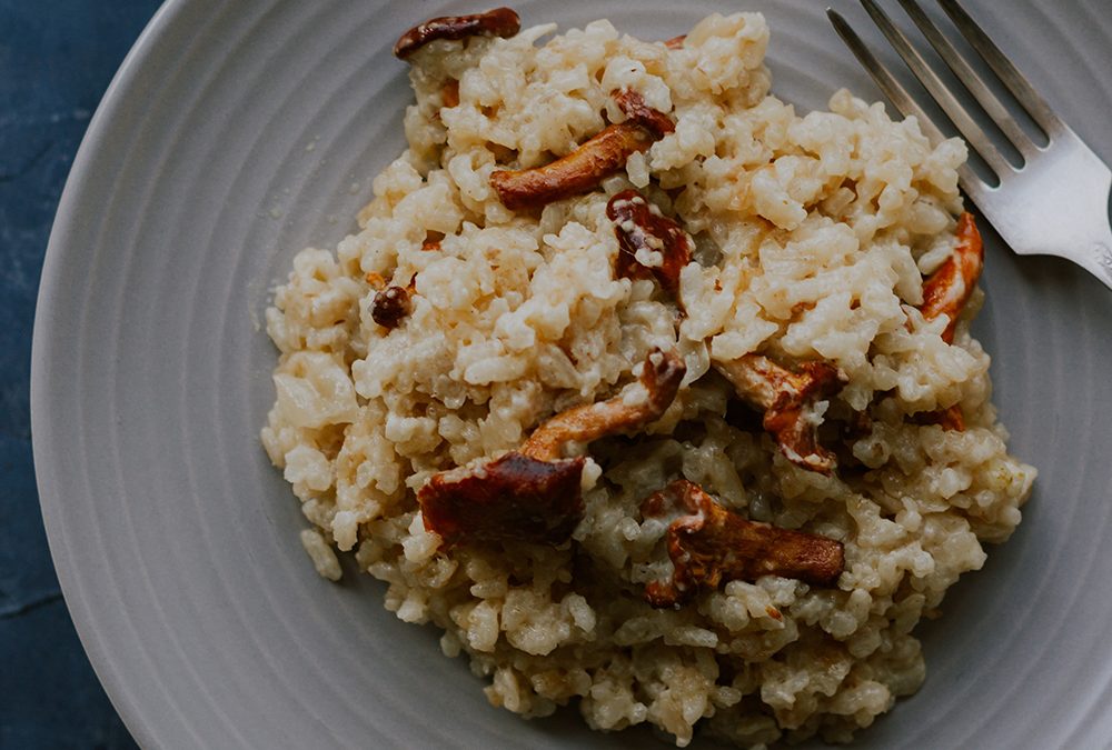 Comforting Creamy Mushroom Risotto